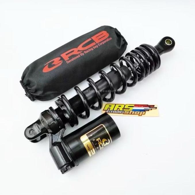 shockbreaker copy rcb full black tabung bawah premium quality shock tabung matic single shock ktc ek