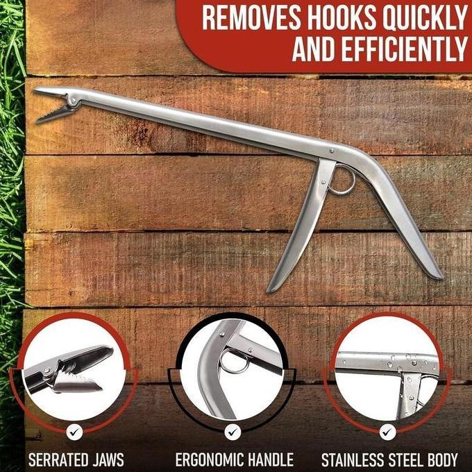 Tang Panjang Alat Jepit Ular Hewan Pelepas Kait Kail Ikan Penangkap