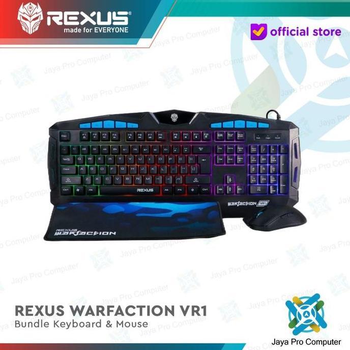 Rexus Combo Warfaction VR1 - Keyboard Mouse Gaming Rexus Warfaction Vr