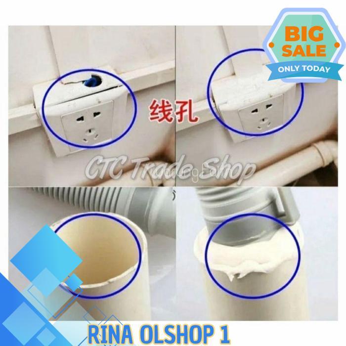 PENAMBAL PLAFON TEMBOK BERLUBANG DEMPUL ELASTIS BY RINA OLSHOP ONE