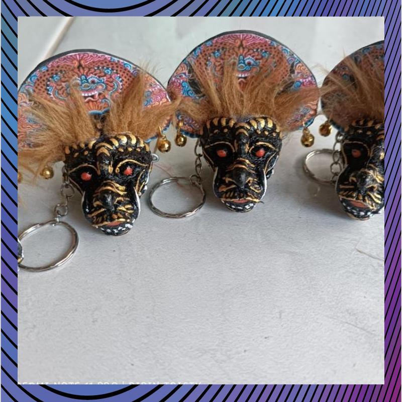 Termurah Gantungan Kunci Barongan Resin Miniatur Unik - RO30-1511 2025 COD Termurah Terlaris Berkual