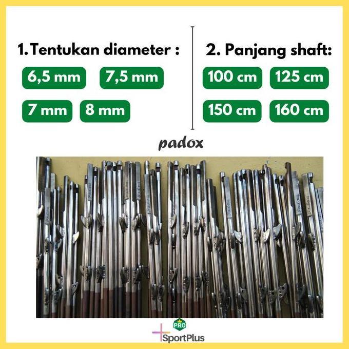 Terjangkau Shaft Speargun 6,5Mm 17-4 Ph Spring Stainless Panah Tembak Ikan Diving