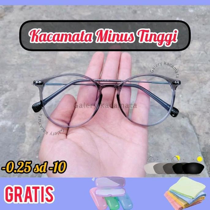 Kacamata Minus -0.25 sd -10 kacamata rabun jauh photocromic