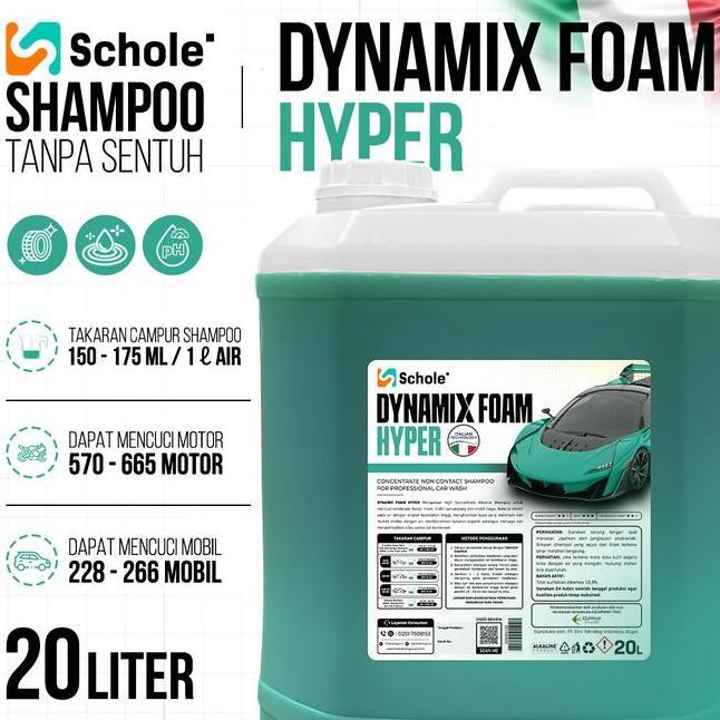 Schole Dynamix Foam Hyper 20 Liter Touchless Shampoo