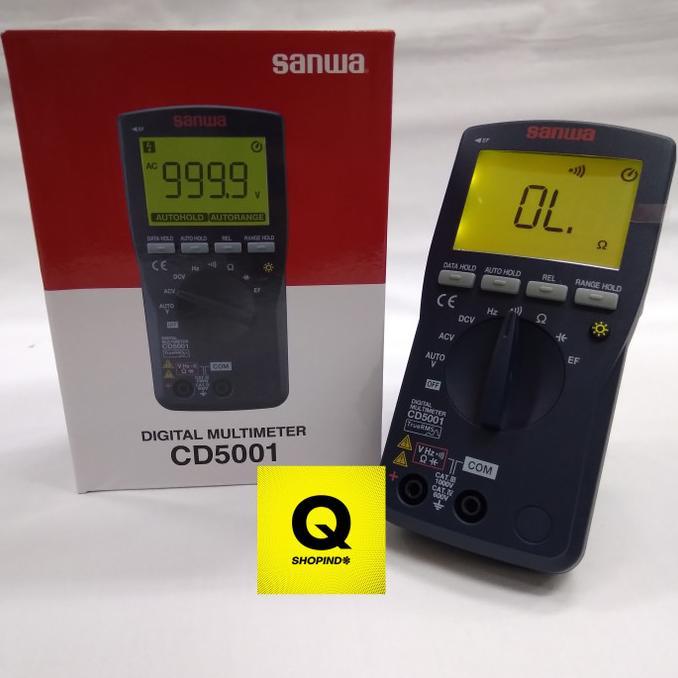 SANWA CD5001 Digital multimeter True RMS / Multitester / Avometer [terbaik]