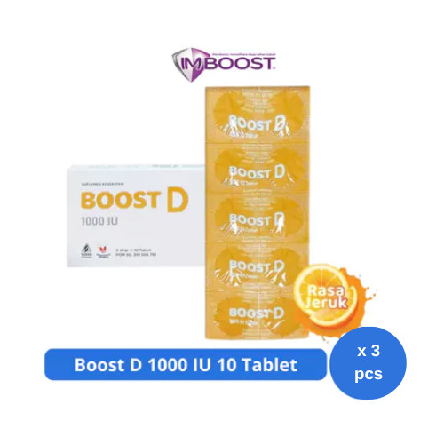 Boost D 1000 IU 10 Tablet x 3 pcs