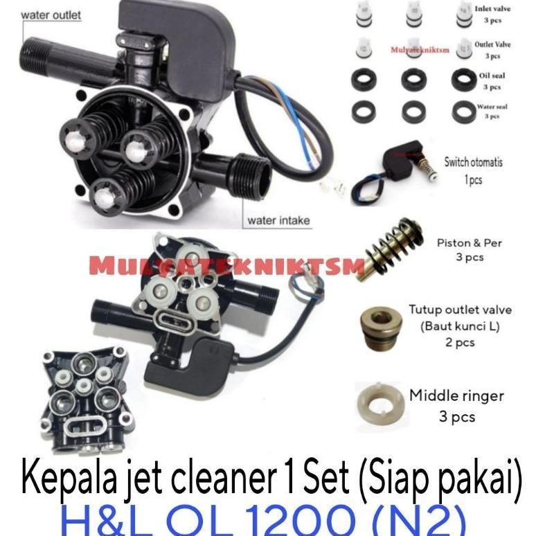 Pump head jet cleaner H&L QL 1200 (N2) Kepala jet cleaner QL 1200 (N2) water seal jet cleaner ql 120