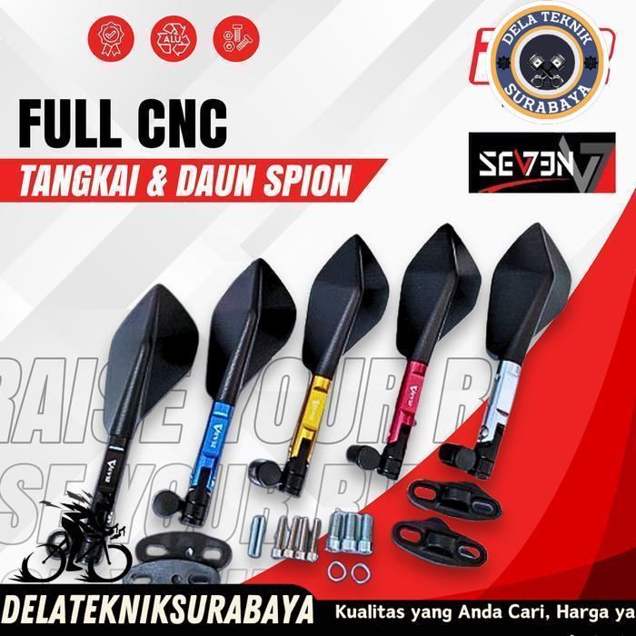 SPION TOMOK V5 BIG CNC FULL ALUMINIUM UNIVERSAL MOTOR BEAT VARIO NMAX PCX XMAX NINJA R25 KLX BONUS B