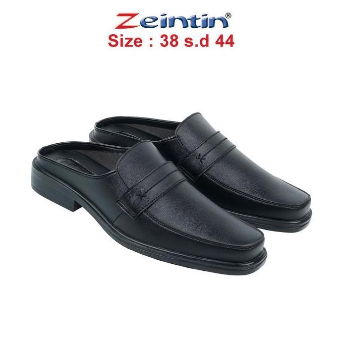 Zeintin - Sepatu Sandal Selop Pria Bustong Sepatu Tutong Bahan Sintetis Premium Aj