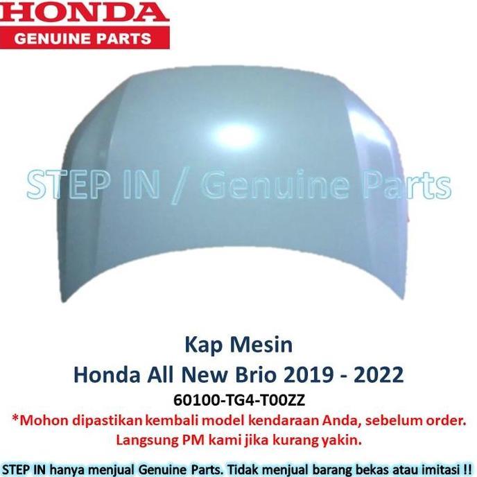 Kap Mesin Honda ALL NEW BRIO SATYA 2019 2020 2021 2022 2023 2024 2025 RS S Satya Bonnet Genuine Baru