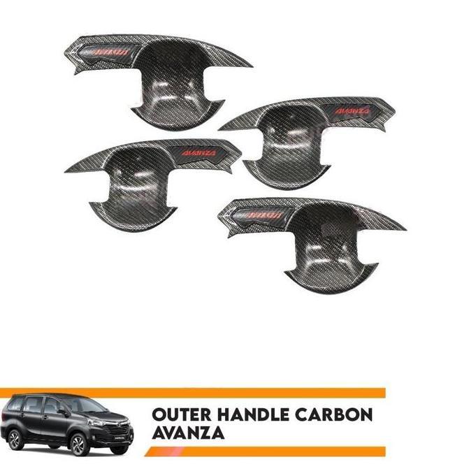 Mangkok Pintu Avanza 2017- 2021 Outer Handle Car Karbon