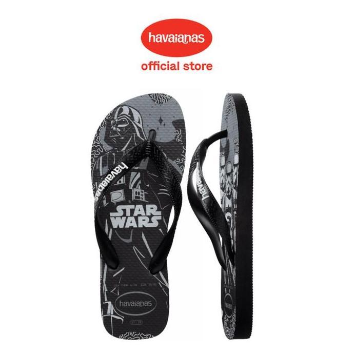Havaianas Star Wars Black/Black/White - Sandal Pria