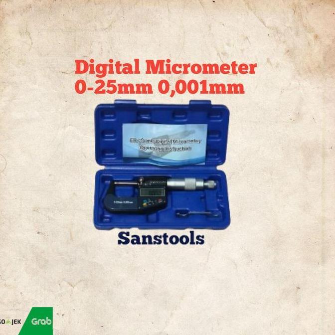 digital micrometer 0-25mm mikrometer versi murah mitutoyo 293-230-30