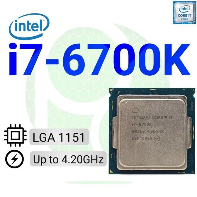 Intel I7 6700K - 1151 Cpu Processor Prosesor I7 6700 K Series