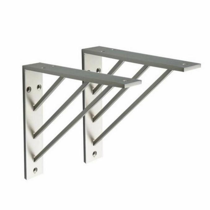 Tiang Ambalan Dinding 30x30 cm / Siku Besi / Penyangga / Rak Minimalis