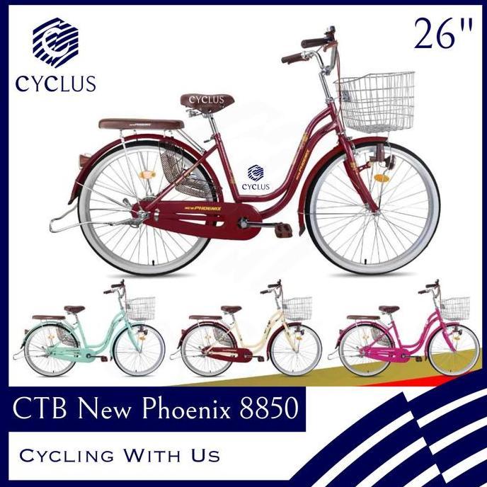 Sepeda Keranjang Ctb Citybike Phoenix 8850 26 Inch Anak Dewasa New