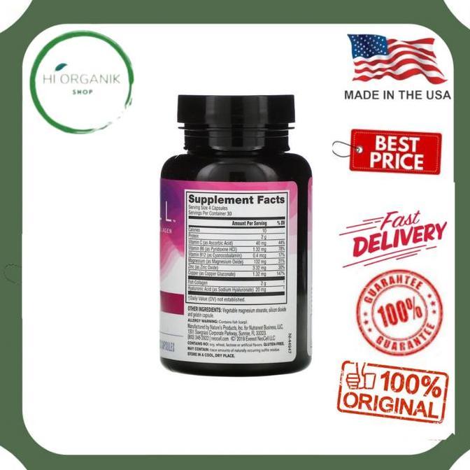 Neocell Marine Collagen With Hyaluronic Acid 120 Capsules Original