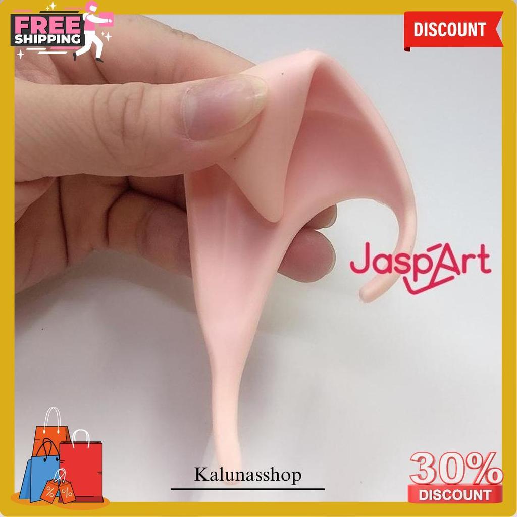 Telinga Palsu Elf Ear Telinga Peri Cosplay Mainan Halloween Knitterr Bahan Silikon Elastis Cosplay C