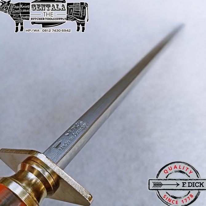 New- ASAHAN F. DICK DICKORON COMBI SAPPHIRE & POLISHED CUT SQUARE 30CM