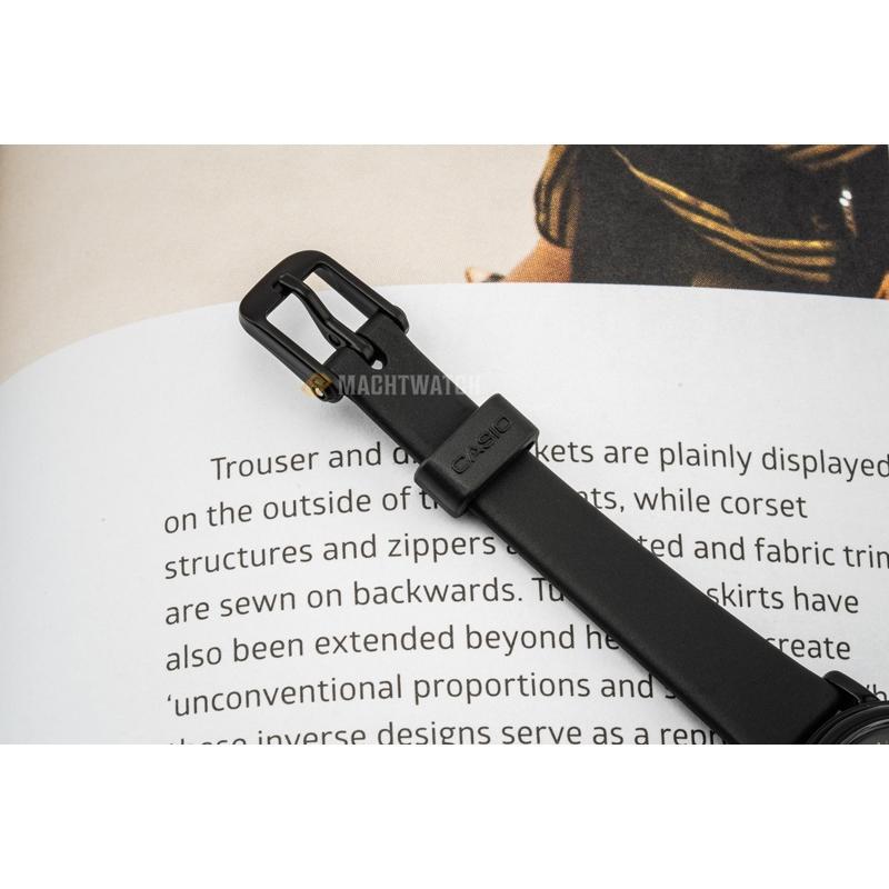 Jam Tangan Unisex Analog Casio Standard LQ-139AMV-1ELDF LQ139 LQ-139AMV Black Dial Black Resin Band