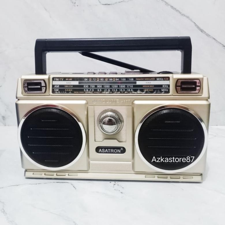 Radio asatron R-1119 radio bluetooth radio 4 band FM/TV/AM/SW radio portable