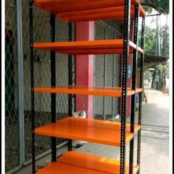 rak besi siku lobang L50xp100xt200