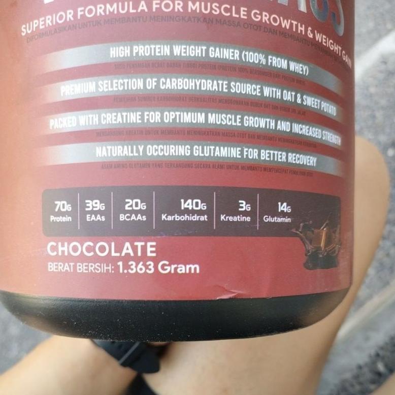 (Promo!) Pv Mega Mass Megamass Gainer 3 Lbs 3Lb Lean Weight Gainer Terbaik Bulking Original