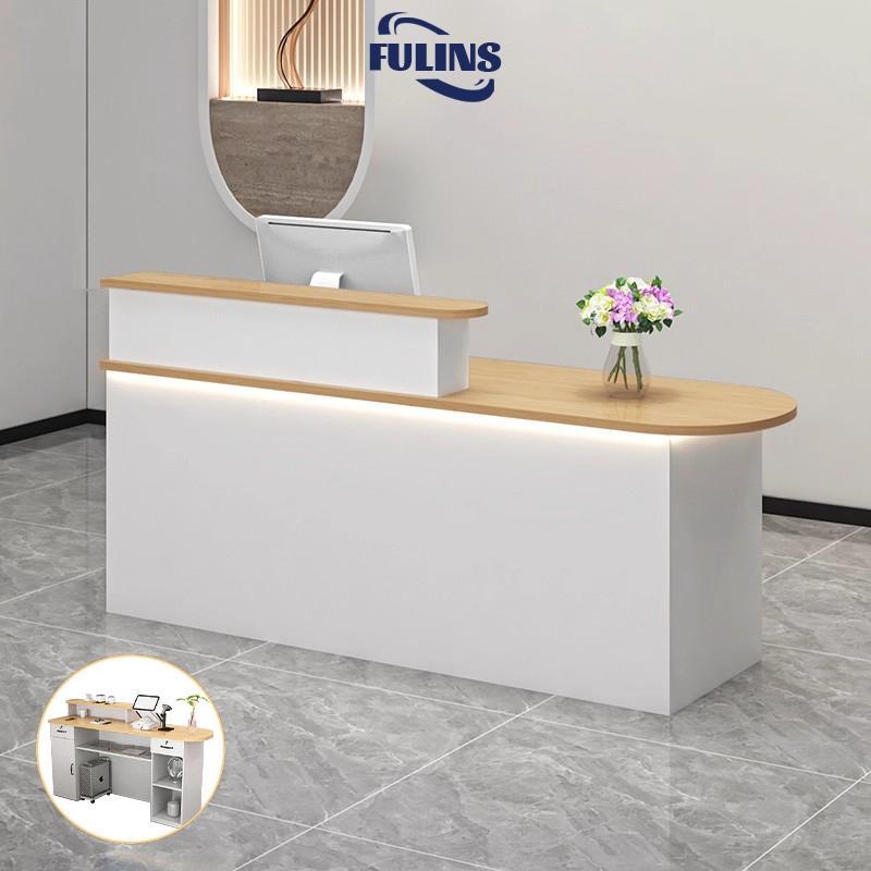 Garansi 5 Tahunmeja Kasir/Meja Counter Resepsionis/Meja Front Desk/Meja Kasir Kecil/Meja Depan Kasir