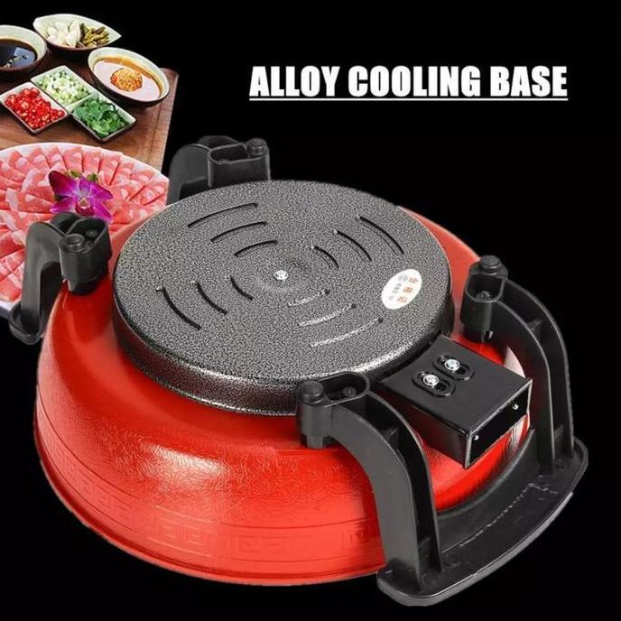 Hot Pot Dual Panci Suki Listrik Panci Sekat Elektrik Shabu Portable