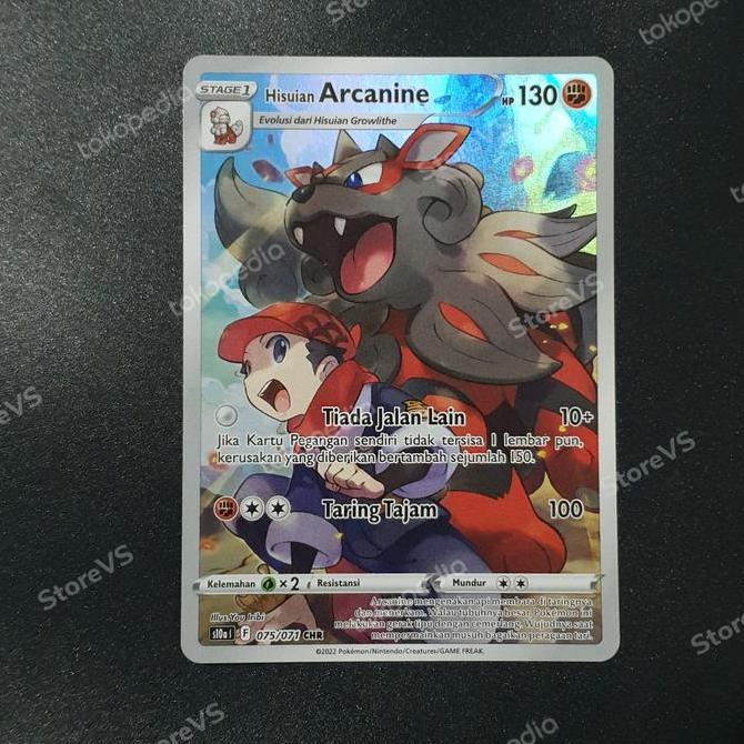 Hisuian Arcanine CHR S10a - Pokemon TCG Indonesia ASLI