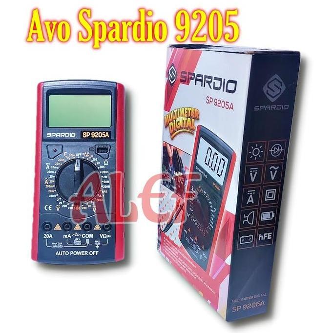 HARGA DISC - avometer digital spardio avo meter  auto SP- 9205A