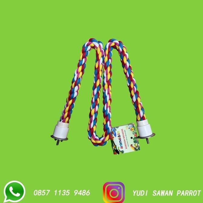 Tangkringan Pangkringan Tali Mainan Burung Sun Conure Falk Monk Parkit