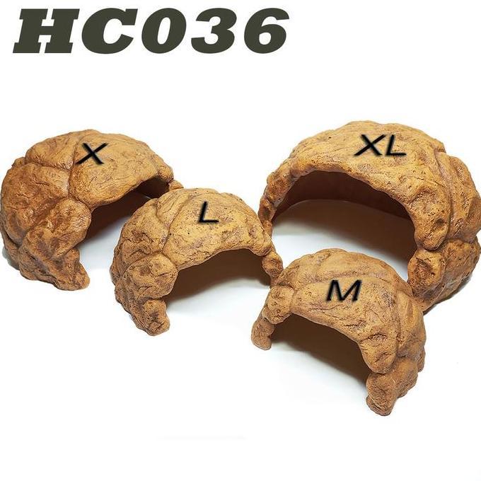 HC036 HIDING CAVE PLACES TEMPAT SEMBUNYI REPTILE KURA-KURA DARAT TORTOISE PARDALIS SULCATA GOA PERSE