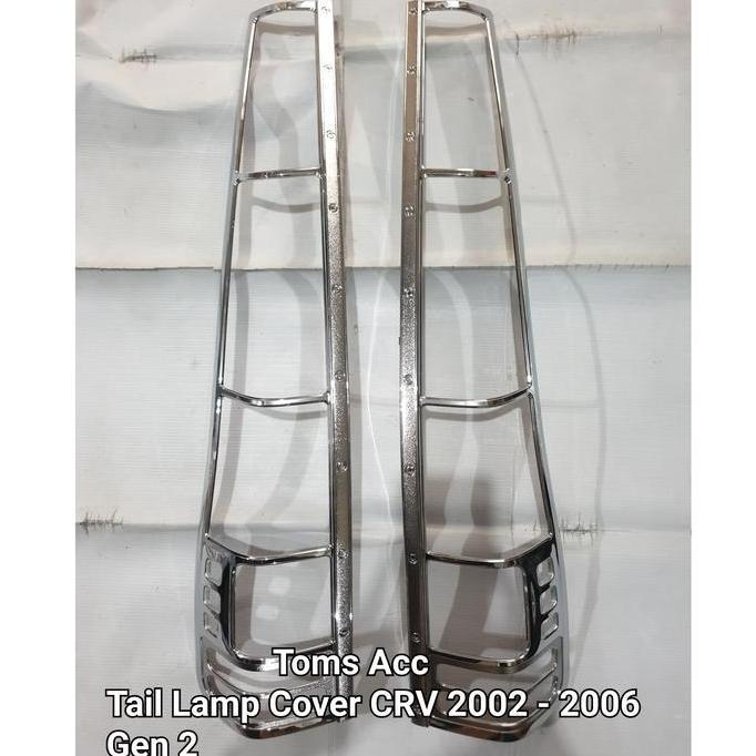 TERMURAH - Tail Lamp Cover CRV 2002 2004 Gen 2 Garnish Lampu Belakang Krom