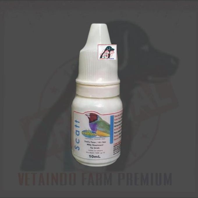 Scatt Vetafarm10Ml Obat Kutu Import Tetes Untuk Merpati Parrot Finch