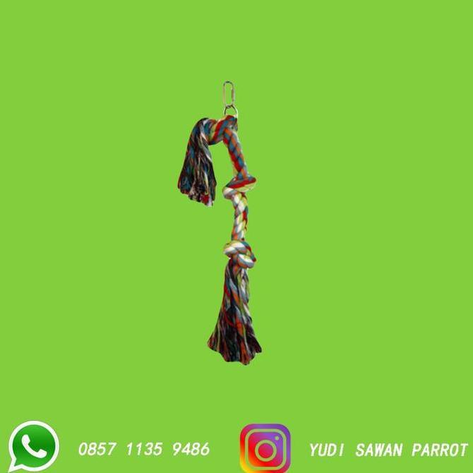 Tangkringan Pangkringan Mainan Tali Burung Afgrey Macaw Kakatua