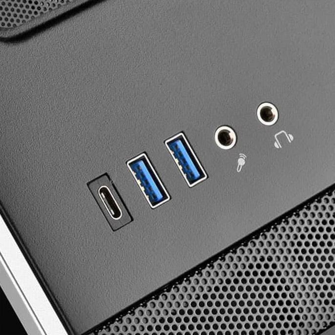 Promo Silverstone Ld01 Three-Sided Tempered Glass Micro Tower Computer Case