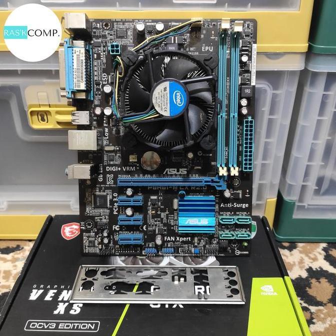 PAKET MOTHERBOARD PROCESOR DAN FAN CORE I3