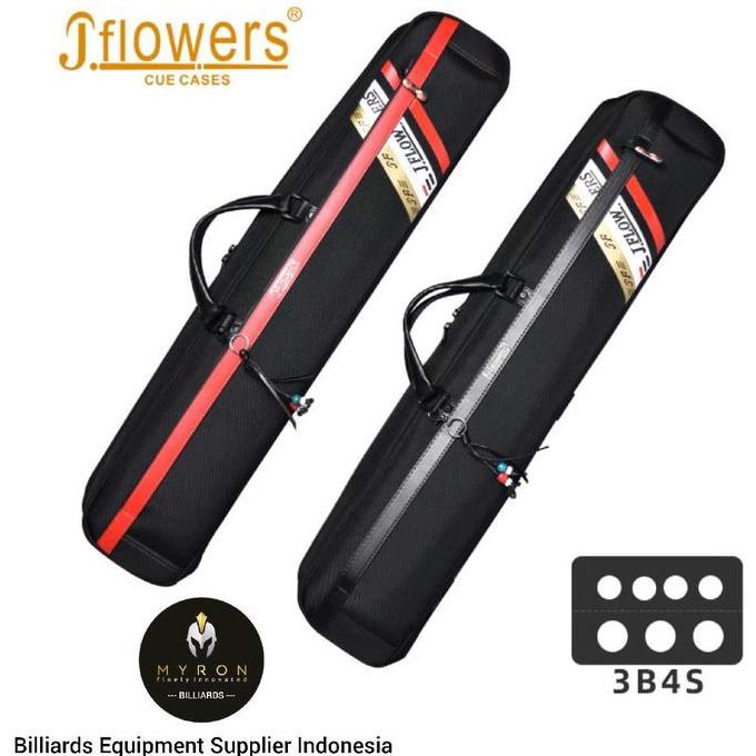NEW Tas Billiard JFlowers 3B4S~JFlowers Cue Case Butterfly~Soft Case