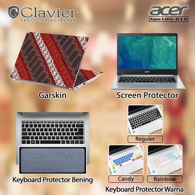 Cover Keyboard Screen Protector Garskin Laptop Anti Gores Acer Aspire 5 A514-53-31QE 32F7 32H2 331L 