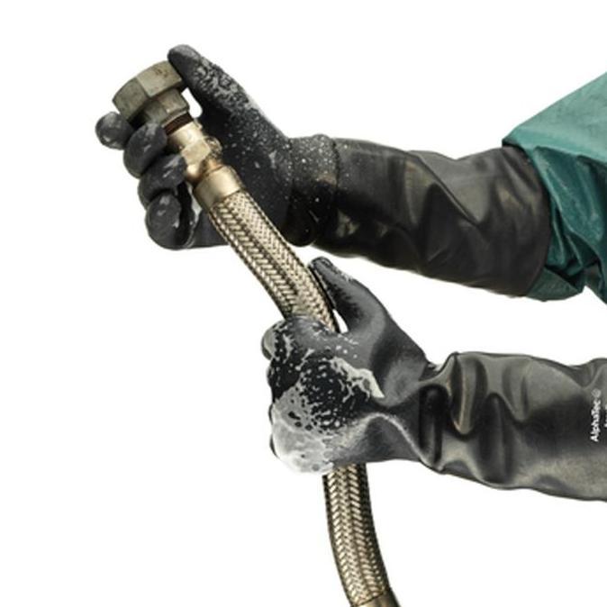 Cuci Gudang.. Ansell Safety Rubber Glove Thermaprene/ Ansell Alphatec 09024