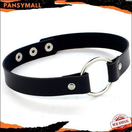 Viral Choker Kulit Premium Ring Gesper Hati Salib Kucing Cosplay Punk Pu Leather Jepang