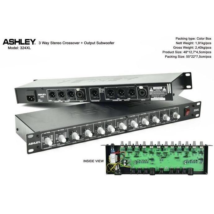 Crossover ashley 324xl 324xl 3 way plus subwoofer original