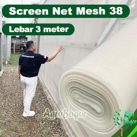 Screen Net Mesh 38 Lebar 3 Meter Panjang 1 Meter Insect Net