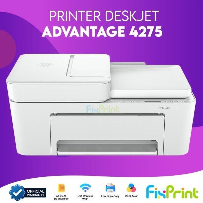 Printer HP 4275 Deskjet Ink Advantage AIO Multi Fungsi Print Scan Copy Wireless Bluetooth ADF Cetak 