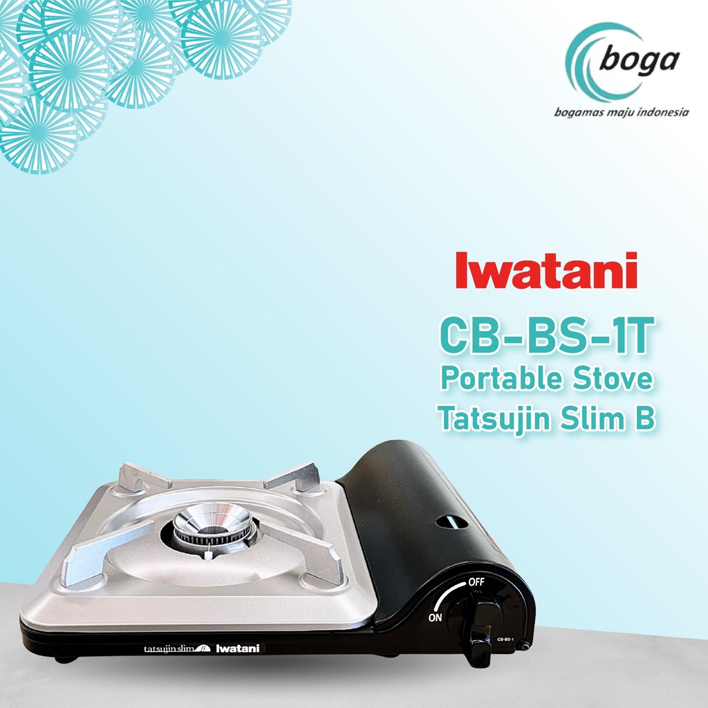 Iwatani Kompor Gas  Portable (Portable  Stove Tatsujin Slim ß  CB-BS-1T)