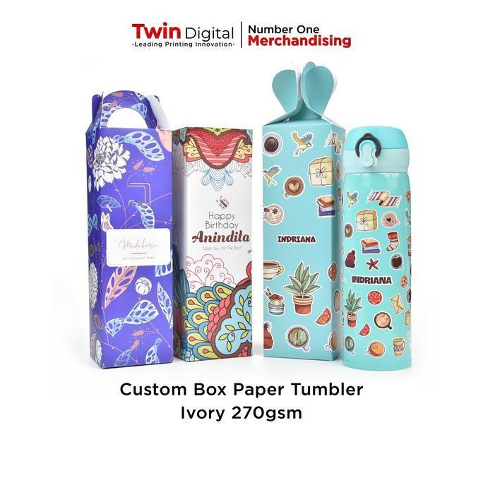 Box Tumbler Custom Box Paper Packaging Tumbler - Box Tumbler AC