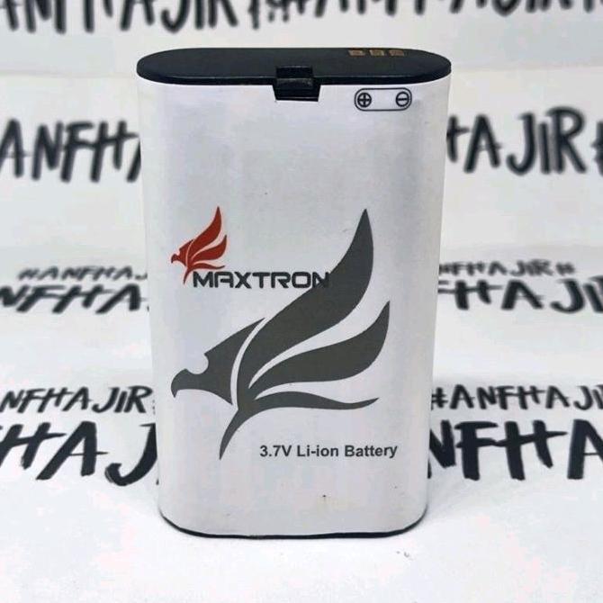 Batre Batrei Maxtron P12 / P12I Lama Konektor Kanan Baterai Maxtron P-12 P 12 (12000Mah) Original