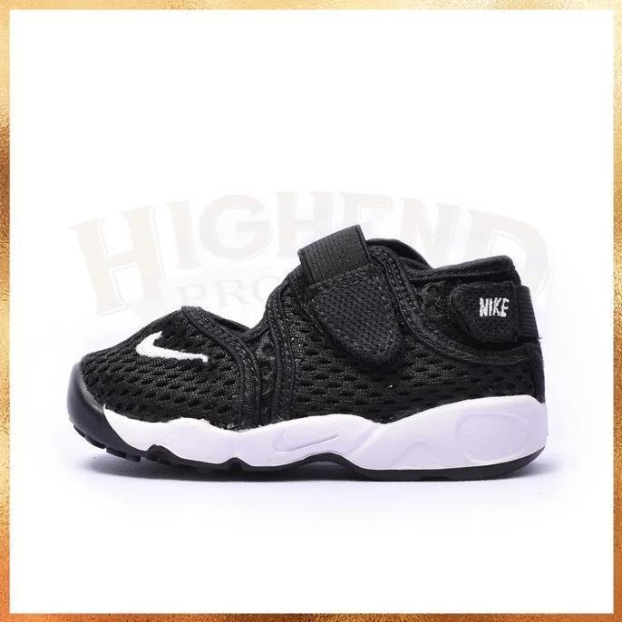 TERBARU Sepatu Ninja Anak Balita Nike Air Rift Black TD Original 317415-014 HOT SALE