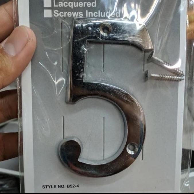 Nomor Angka Huruf Rumah Gold/Stainless